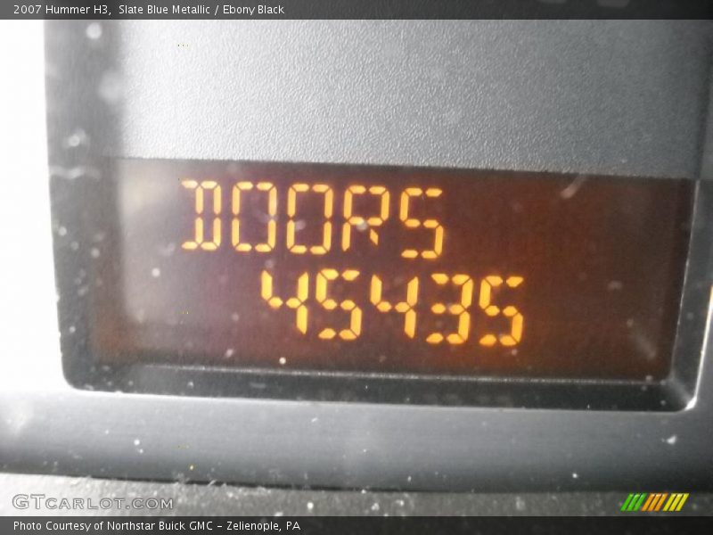 Slate Blue Metallic / Ebony Black 2007 Hummer H3
