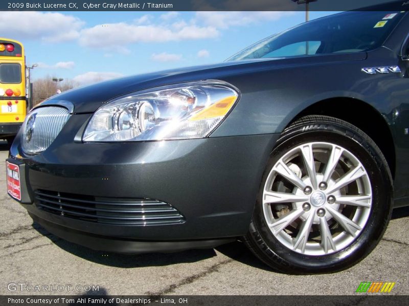 Cyber Gray Metallic / Titanium 2009 Buick Lucerne CX