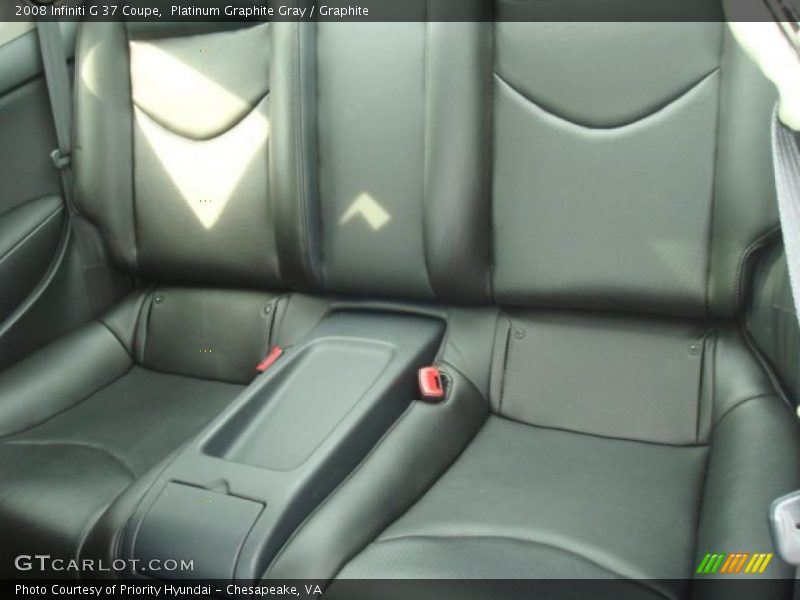 Platinum Graphite Gray / Graphite 2008 Infiniti G 37 Coupe