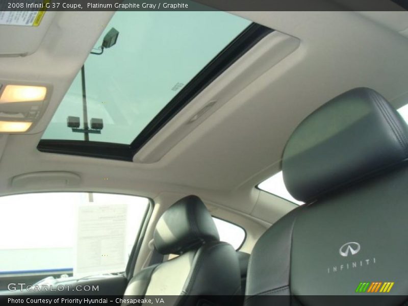 Platinum Graphite Gray / Graphite 2008 Infiniti G 37 Coupe