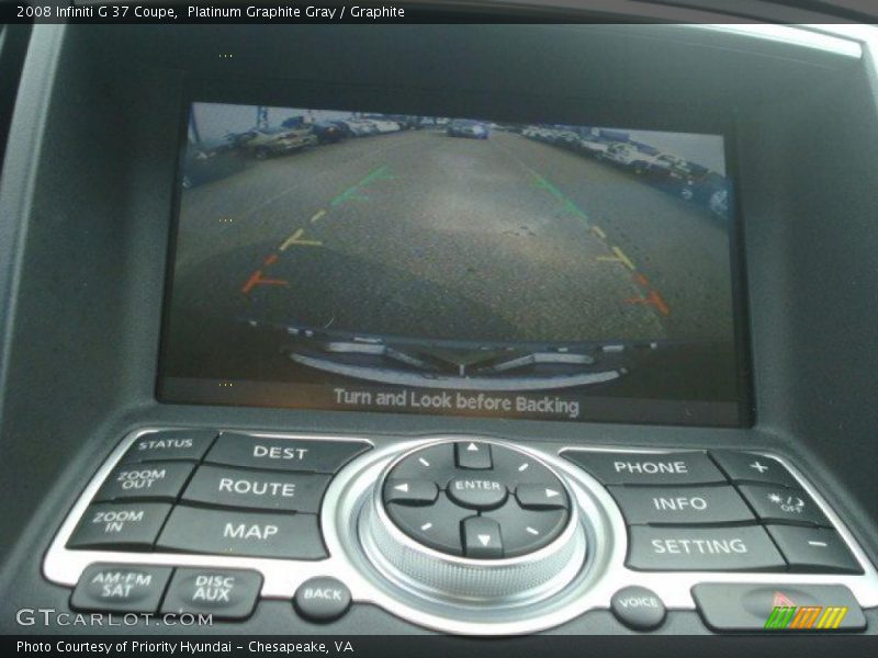 Platinum Graphite Gray / Graphite 2008 Infiniti G 37 Coupe