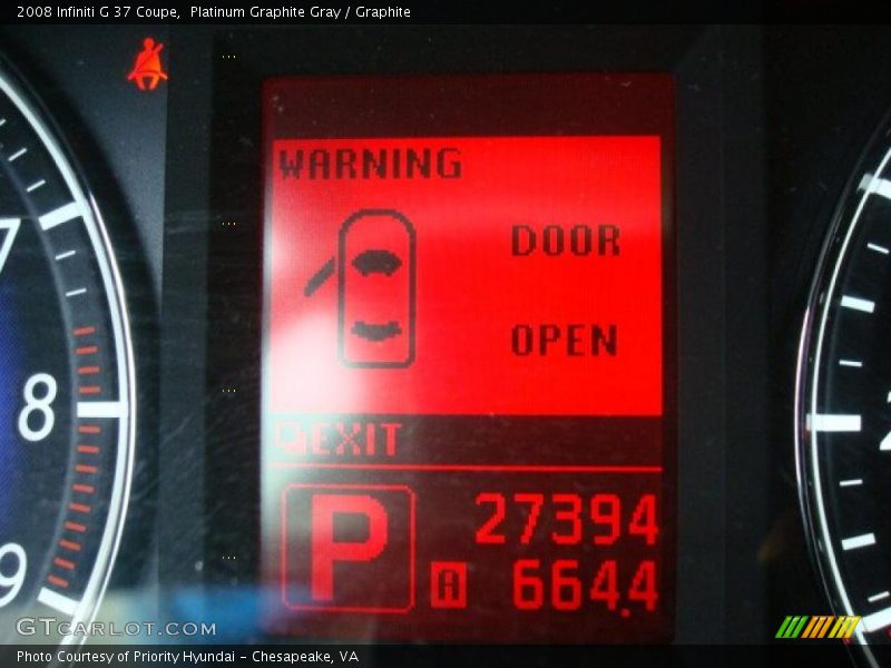 Platinum Graphite Gray / Graphite 2008 Infiniti G 37 Coupe