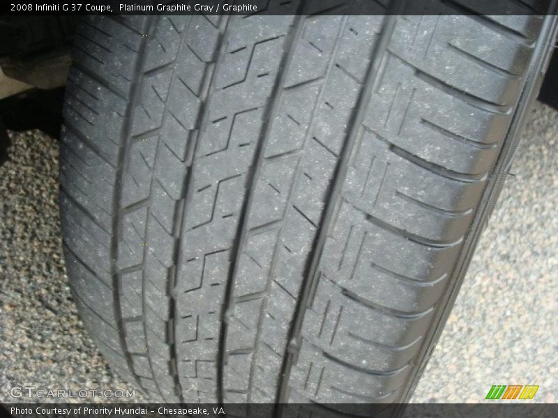 Platinum Graphite Gray / Graphite 2008 Infiniti G 37 Coupe