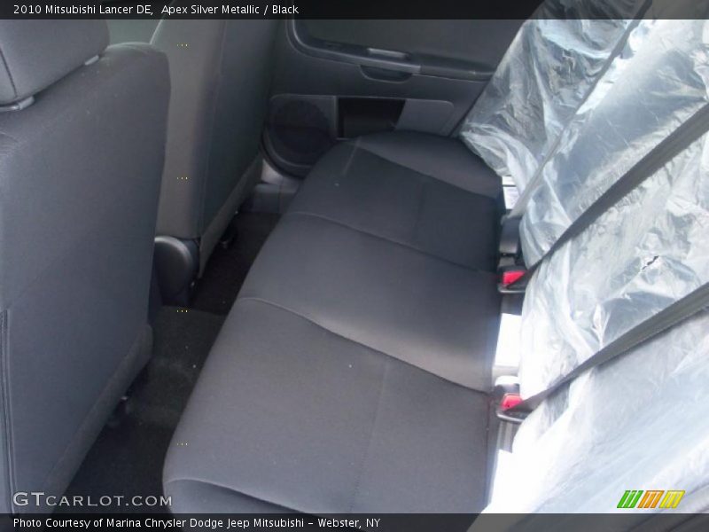 Apex Silver Metallic / Black 2010 Mitsubishi Lancer DE