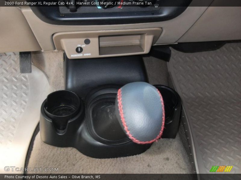 Harvest Gold Metallic / Medium Prairie Tan 2000 Ford Ranger XL Regular Cab 4x4