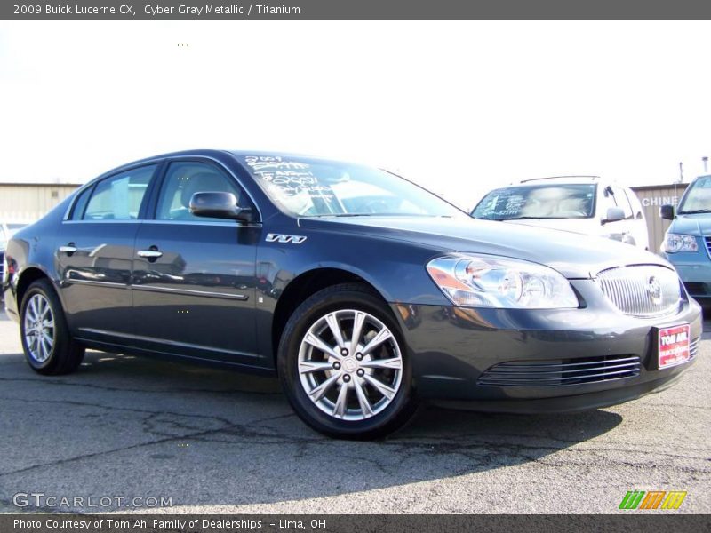 Cyber Gray Metallic / Titanium 2009 Buick Lucerne CX