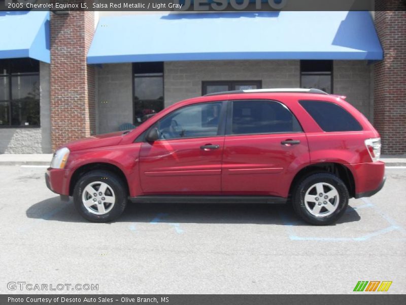 Salsa Red Metallic / Light Gray 2005 Chevrolet Equinox LS