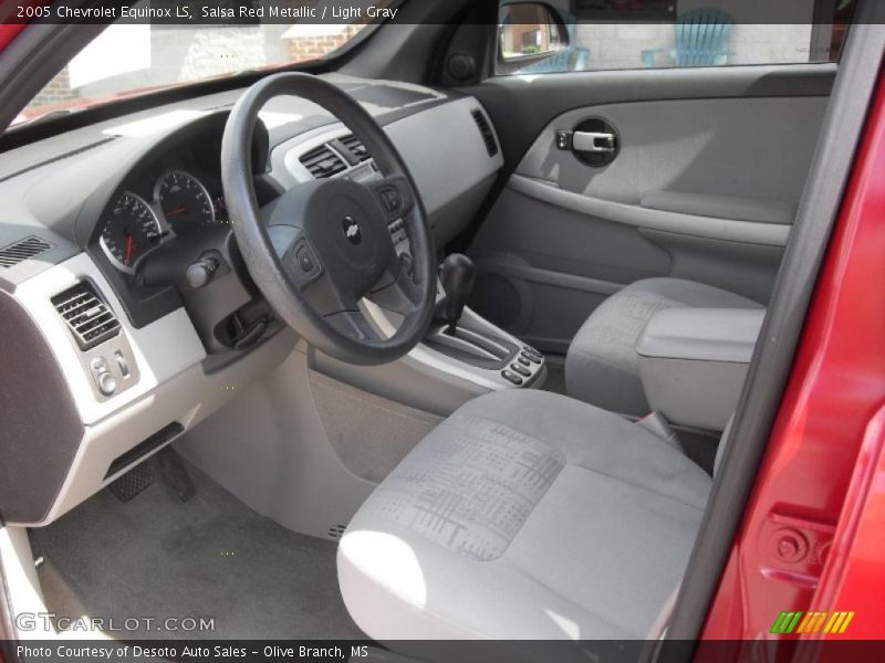 Salsa Red Metallic / Light Gray 2005 Chevrolet Equinox LS