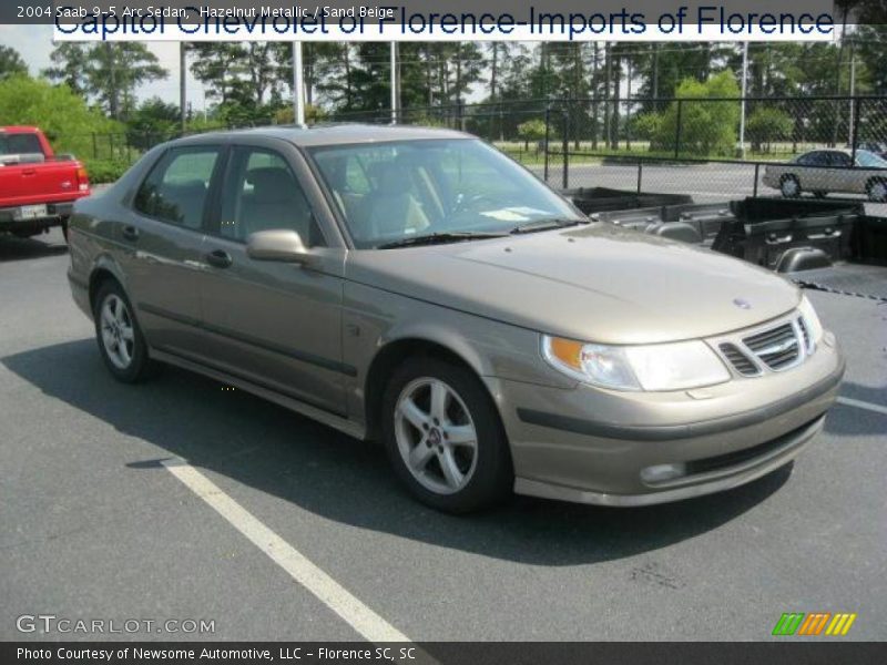 Hazelnut Metallic / Sand Beige 2004 Saab 9-5 Arc Sedan