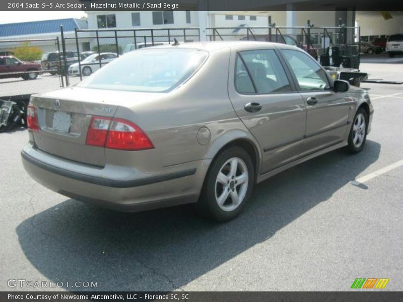 Hazelnut Metallic / Sand Beige 2004 Saab 9-5 Arc Sedan