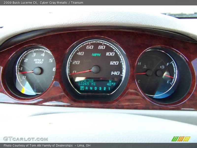 Cyber Gray Metallic / Titanium 2009 Buick Lucerne CX