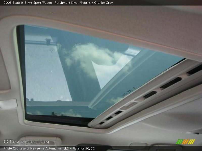 Parchment Silver Metallic / Granite Gray 2005 Saab 9-5 Arc Sport Wagon