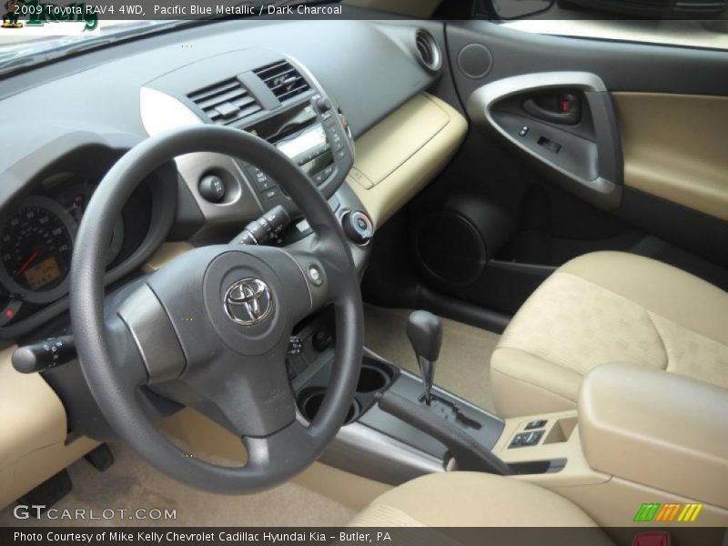Pacific Blue Metallic / Dark Charcoal 2009 Toyota RAV4 4WD
