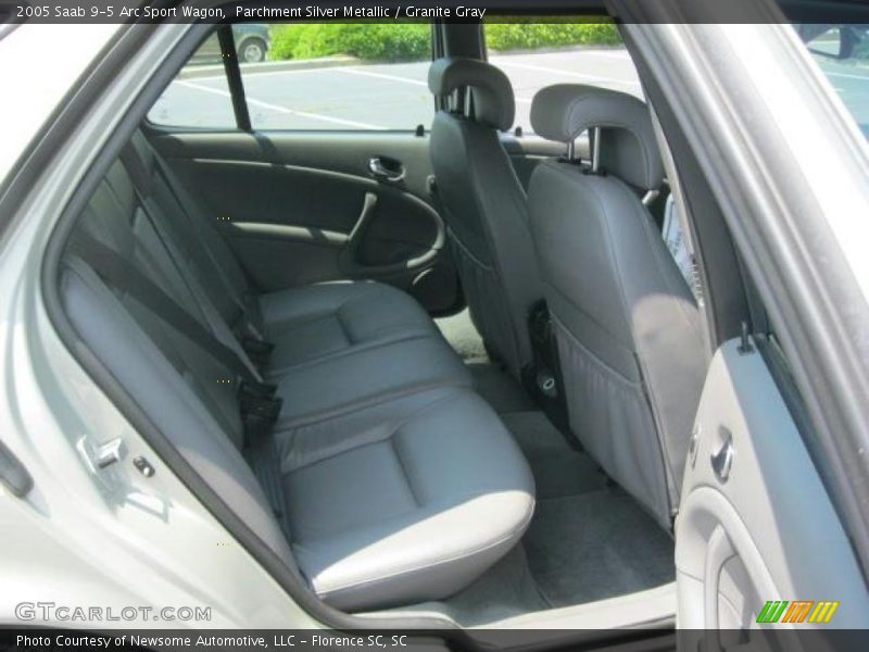 Parchment Silver Metallic / Granite Gray 2005 Saab 9-5 Arc Sport Wagon
