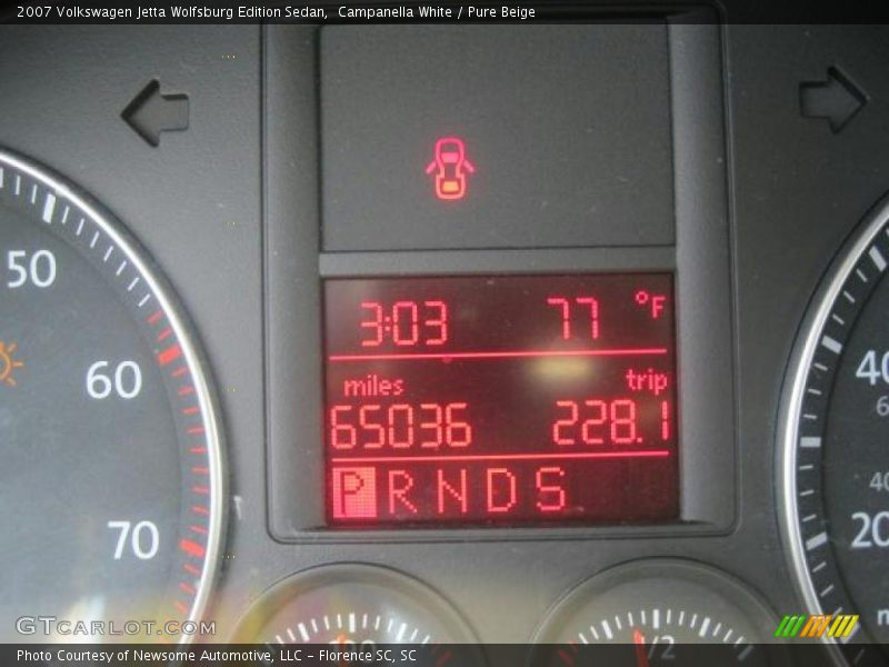 Campanella White / Pure Beige 2007 Volkswagen Jetta Wolfsburg Edition Sedan