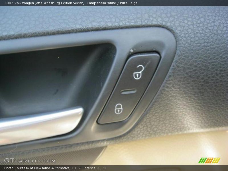 Campanella White / Pure Beige 2007 Volkswagen Jetta Wolfsburg Edition Sedan