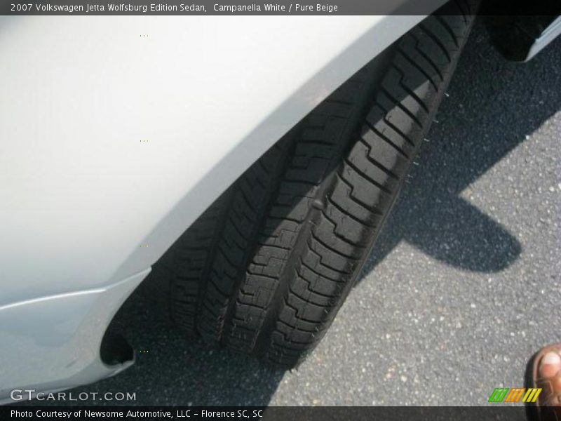 Campanella White / Pure Beige 2007 Volkswagen Jetta Wolfsburg Edition Sedan