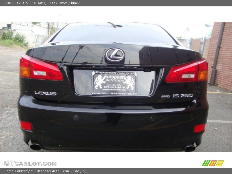 Black Onyx / Black 2006 Lexus IS 250 AWD