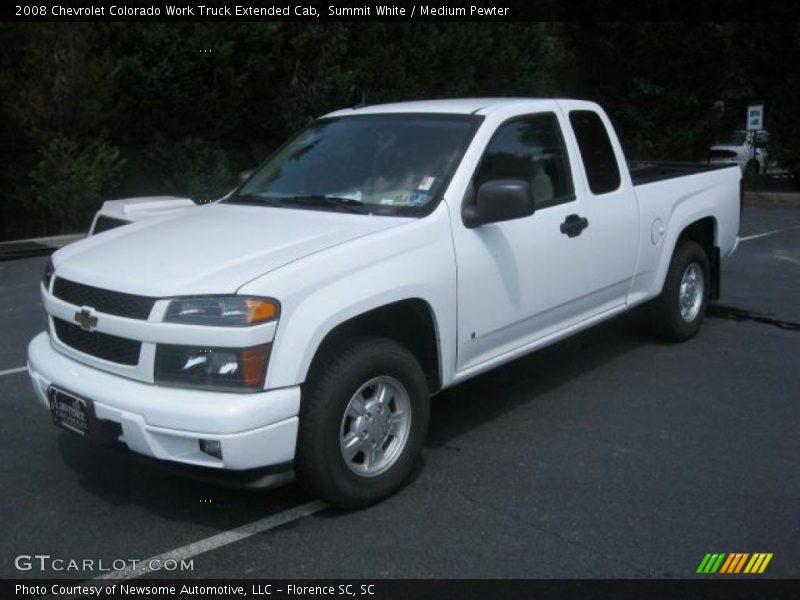 Summit White / Medium Pewter 2008 Chevrolet Colorado Work Truck Extended Cab