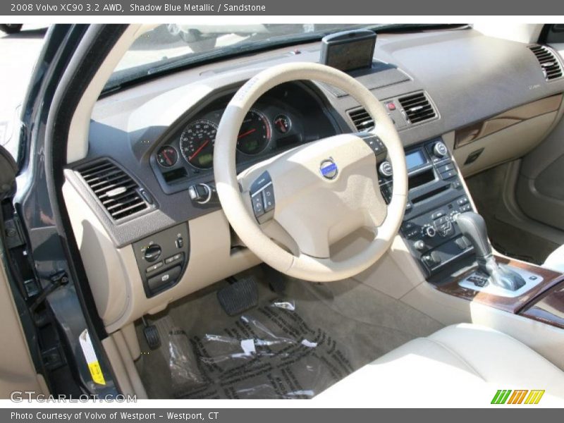 Shadow Blue Metallic / Sandstone 2008 Volvo XC90 3.2 AWD