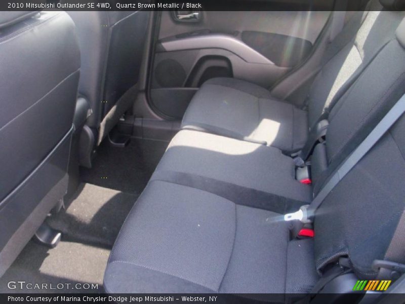 Quartz Brown Metallic / Black 2010 Mitsubishi Outlander SE 4WD