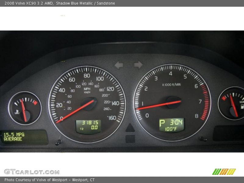 Shadow Blue Metallic / Sandstone 2008 Volvo XC90 3.2 AWD