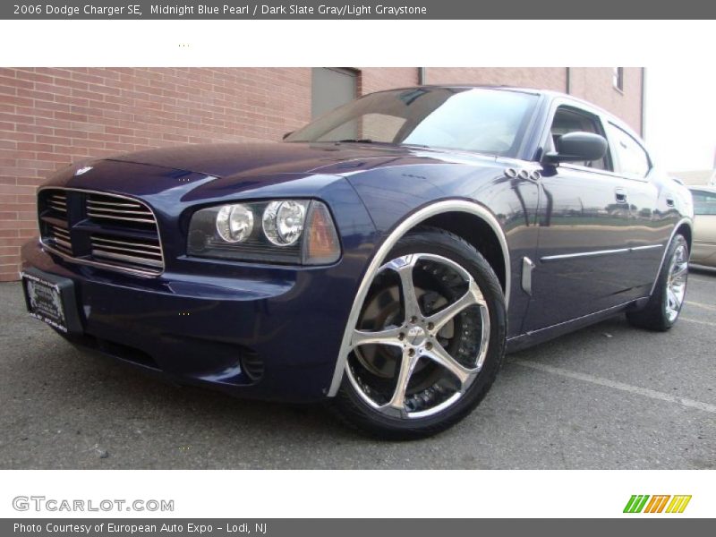 Midnight Blue Pearl / Dark Slate Gray/Light Graystone 2006 Dodge Charger SE