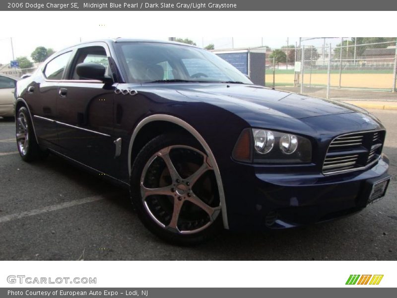 Midnight Blue Pearl / Dark Slate Gray/Light Graystone 2006 Dodge Charger SE