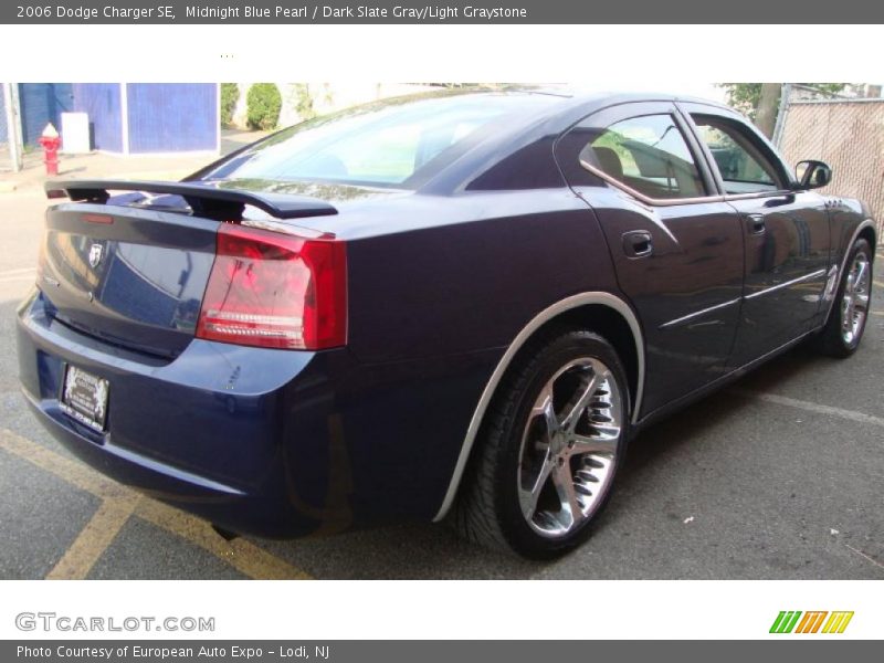 Midnight Blue Pearl / Dark Slate Gray/Light Graystone 2006 Dodge Charger SE