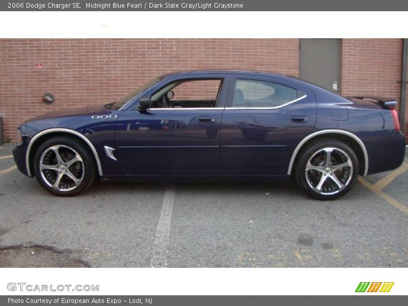 Midnight Blue Pearl / Dark Slate Gray/Light Graystone 2006 Dodge Charger SE