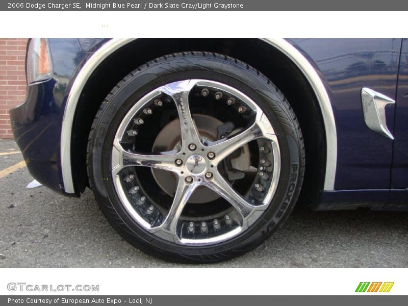 Midnight Blue Pearl / Dark Slate Gray/Light Graystone 2006 Dodge Charger SE