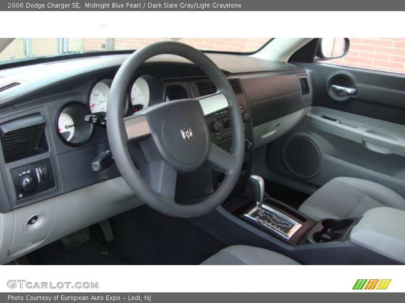 Midnight Blue Pearl / Dark Slate Gray/Light Graystone 2006 Dodge Charger SE