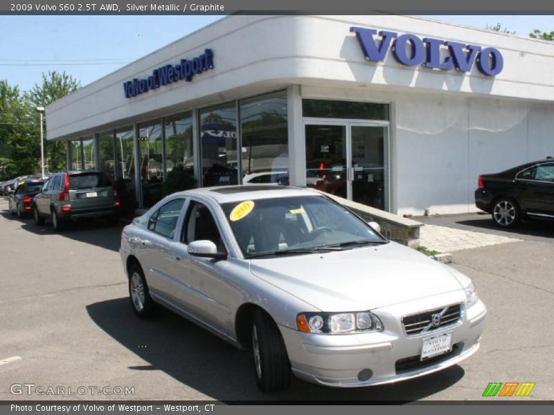 Silver Metallic / Graphite 2009 Volvo S60 2.5T AWD