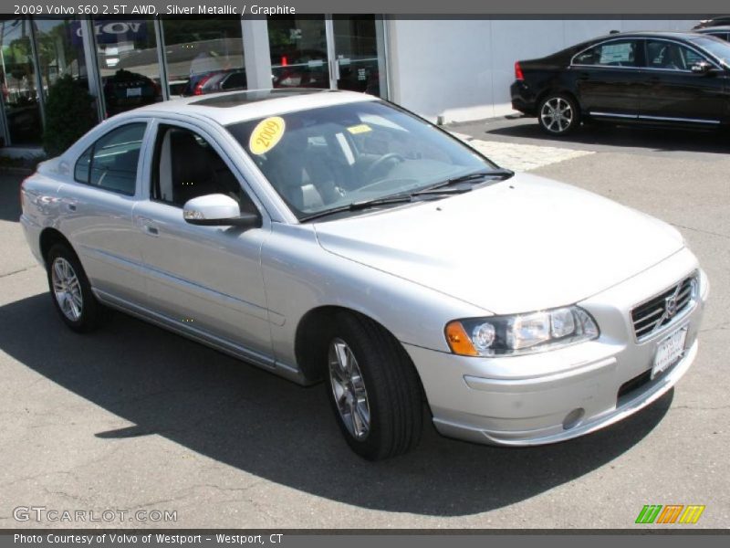 Silver Metallic / Graphite 2009 Volvo S60 2.5T AWD