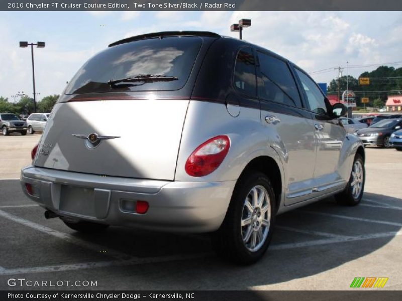 Two Tone Silver/Black / Radar Red 2010 Chrysler PT Cruiser Couture Edition