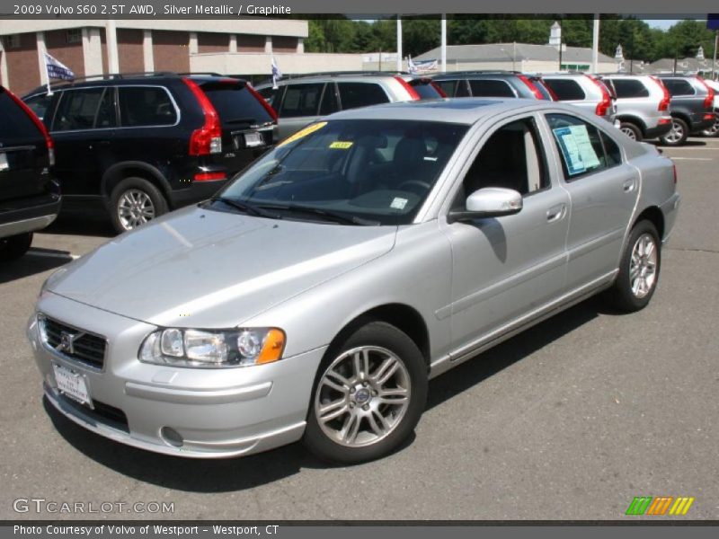 Silver Metallic / Graphite 2009 Volvo S60 2.5T AWD