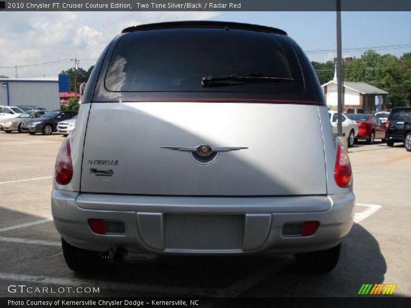 Two Tone Silver/Black / Radar Red 2010 Chrysler PT Cruiser Couture Edition