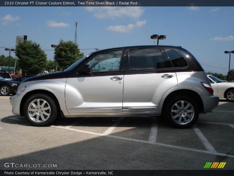 Two Tone Silver/Black / Radar Red 2010 Chrysler PT Cruiser Couture Edition