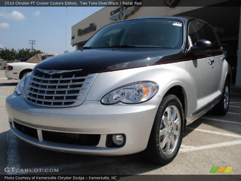 Two Tone Silver/Black / Radar Red 2010 Chrysler PT Cruiser Couture Edition