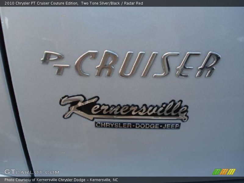 Two Tone Silver/Black / Radar Red 2010 Chrysler PT Cruiser Couture Edition