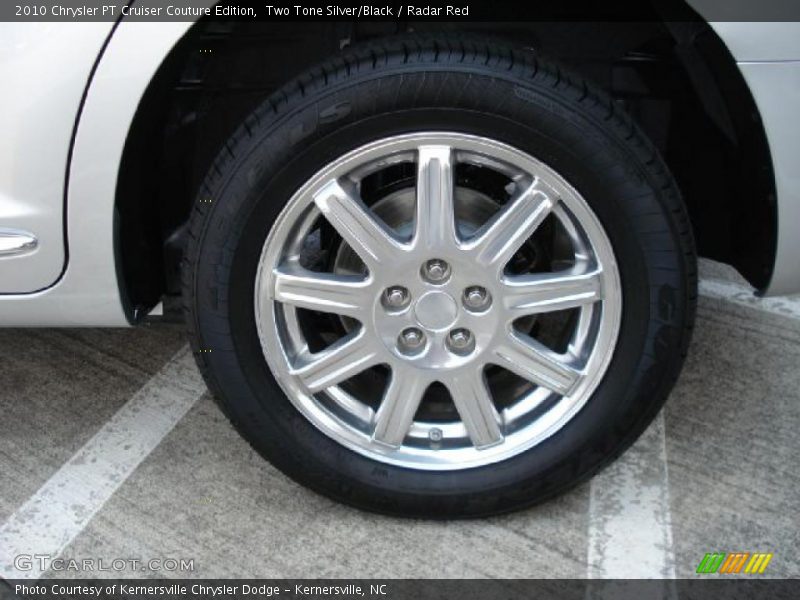 Two Tone Silver/Black / Radar Red 2010 Chrysler PT Cruiser Couture Edition