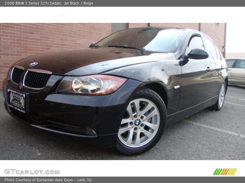 Jet Black / Beige 2006 BMW 3 Series 325i Sedan