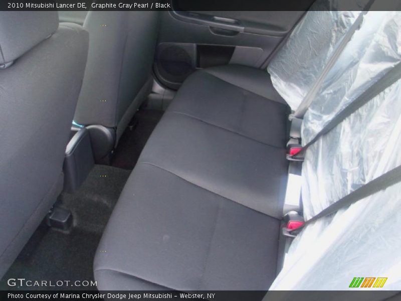 Graphite Gray Pearl / Black 2010 Mitsubishi Lancer DE