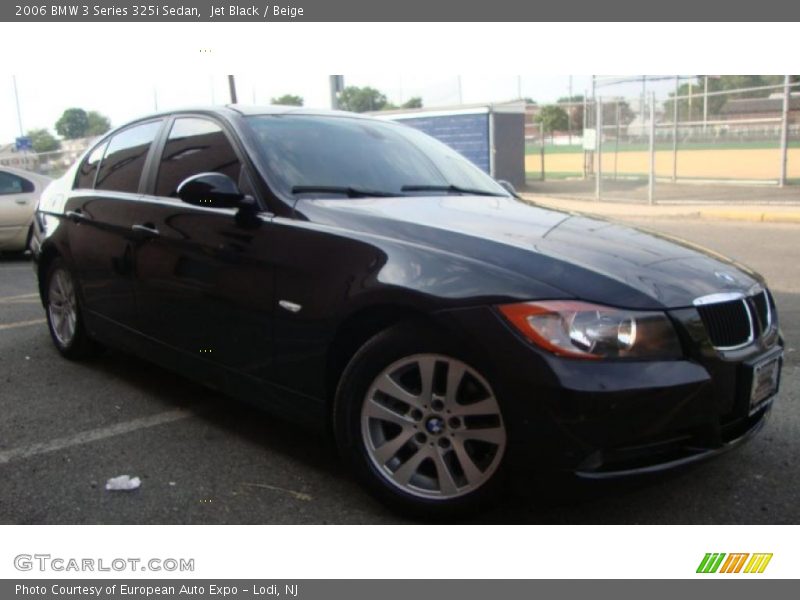 Jet Black / Beige 2006 BMW 3 Series 325i Sedan