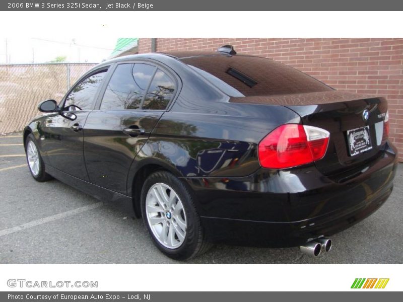 Jet Black / Beige 2006 BMW 3 Series 325i Sedan