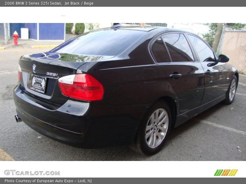 Jet Black / Beige 2006 BMW 3 Series 325i Sedan