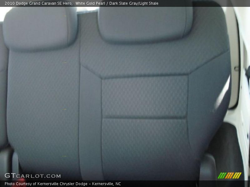 White Gold Pearl / Dark Slate Gray/Light Shale 2010 Dodge Grand Caravan SE Hero