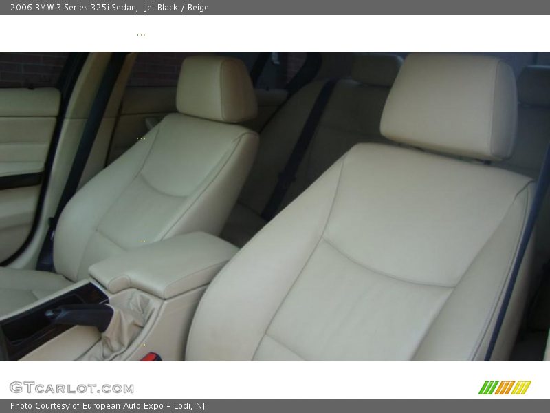 Jet Black / Beige 2006 BMW 3 Series 325i Sedan
