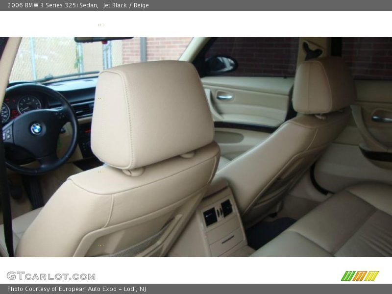 Jet Black / Beige 2006 BMW 3 Series 325i Sedan
