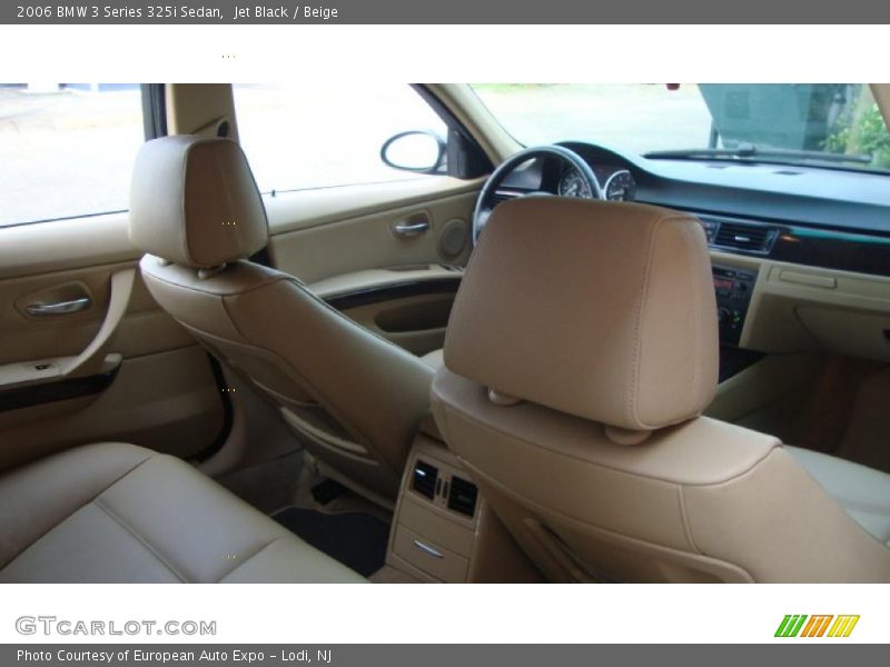 Jet Black / Beige 2006 BMW 3 Series 325i Sedan
